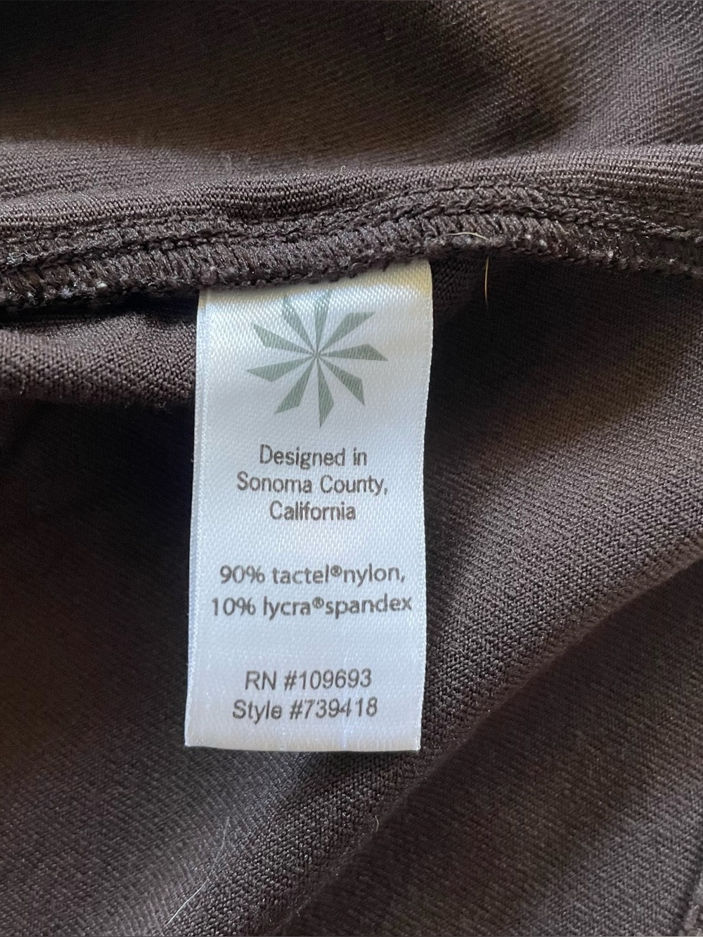 Athleta Brown Mini A-Line Skirt Zip Back Pocket size XS - Picture 4 of 12